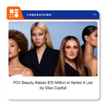 POV Beauty skincare and makeup preparation products, including Drench It, Glaze It, Whip It and Drip It, displayed in the brand's white packaging.