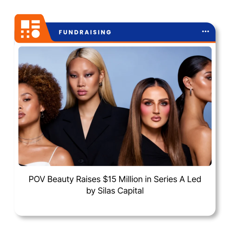 POV Beauty skincare and makeup preparation products, including Drench It, Glaze It, Whip It and Drip It, displayed in the brand's white packaging.