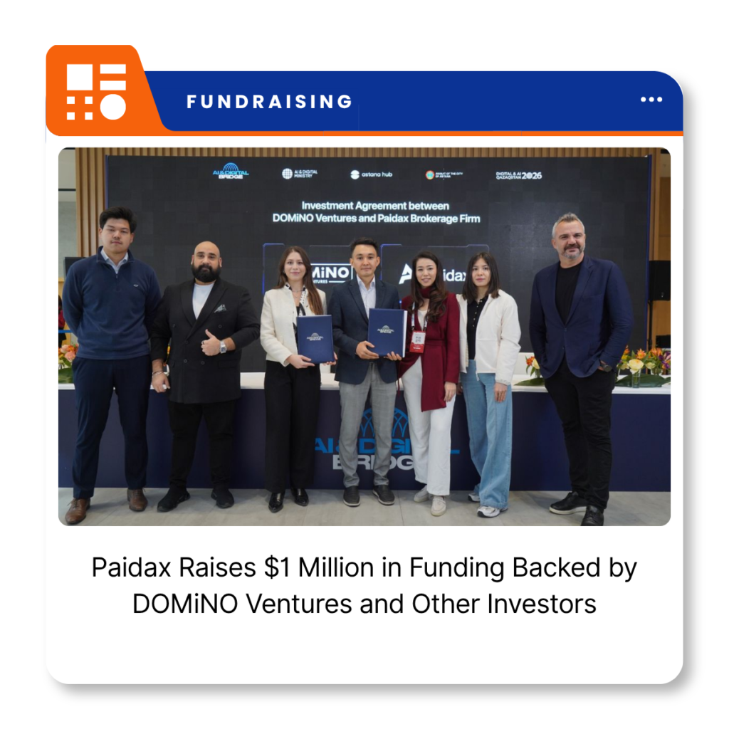 Paidax company logo representing the Kazakhstan-based digital investment platform.