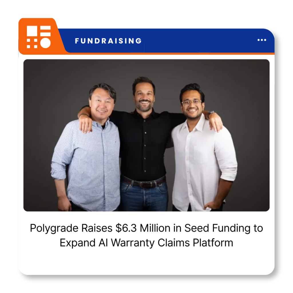 Polygrade founders Eui Chung, David Steckel and Kaustubh Vongole.