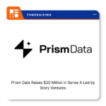 Prism Data company logo representing the New York-based fintech that raised $20 million in Series A funding led by Story Ventures.
