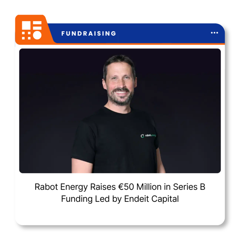Rabot Energy logo representing the Hamburg-based energy technology company's €50 million Series B funding announcement.