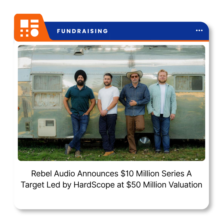 Rebel Audio, a Nashville-based AI-powered podcasting platform that announced a Series A funding round led by HardScope.