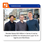 Restate team representing the durable execution infrastructure company following its $20 million Series A funding announcement.