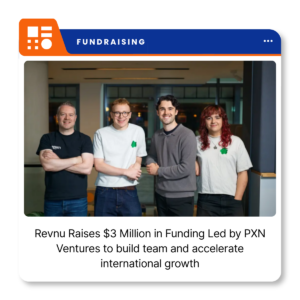 Revnu co-founders George Jefferson and Art Freebrey following the company's $3 million funding announcement.