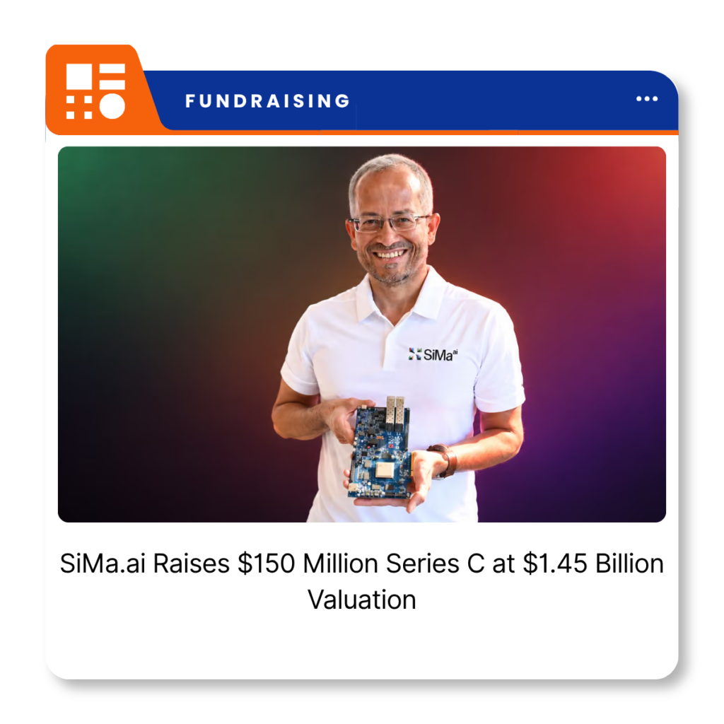 SiMa.ai physical AI semiconductor technology used for on-device AI applications.