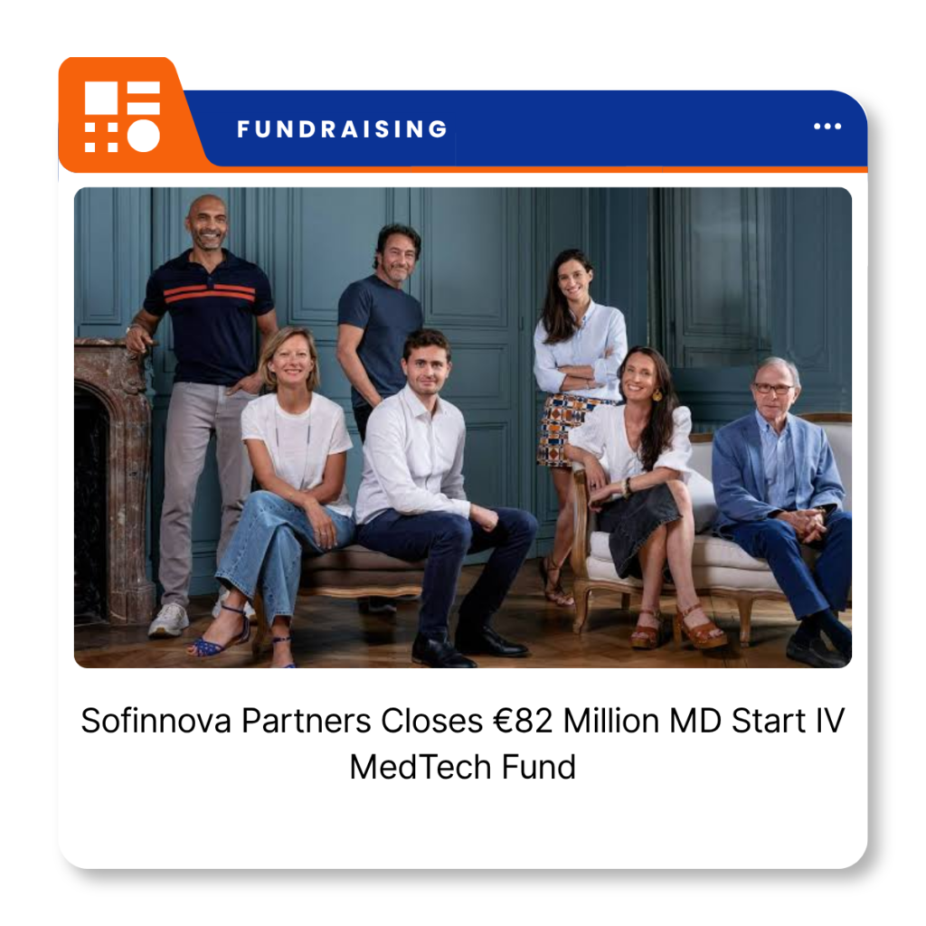 Sofinnova Partners MD Start team associated with the firm's medtech company-creation strategy.