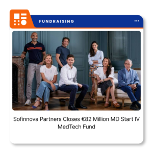 Sofinnova Partners MD Start team associated with the firm's medtech company-creation strategy.