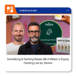 Something & Nothing premium soda cans representing the UK beverage company following its $6.4 million equity funding round.