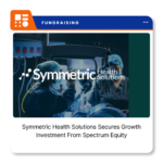 Symmetric Health Solutions logo representing the healthcare supply chain intelligence company following its investment from Spectrum Equity.
