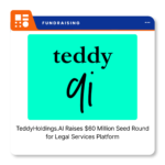 TeddyHoldings.AI branding for the New York-based legal services platform that raised $60 million in Seed funding.