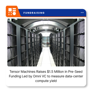 Tensor Machines branding representing its AI hardware and physics-based technology for data center compute infrastructure.