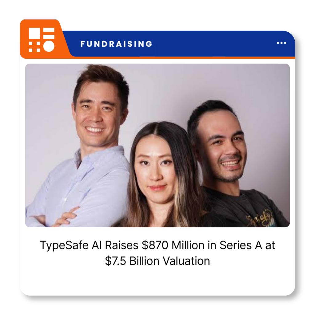 TypeSafe AI company logo representing the San Francisco-based artificial intelligence startup behind the Jev model.