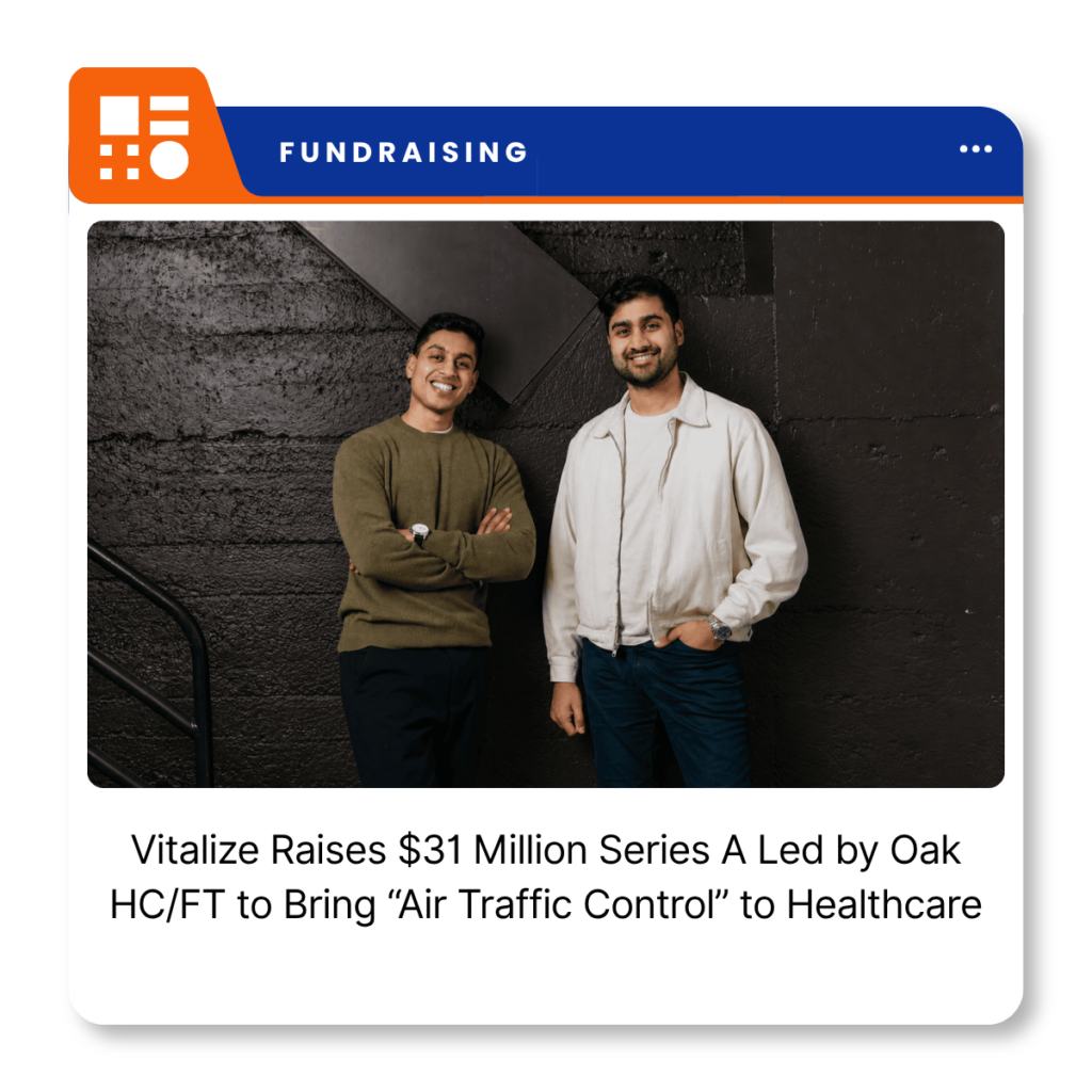 Vitalize logo representing the healthcare workforce and capacity management software company.