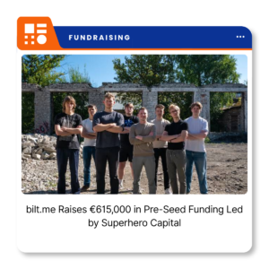 bilt.me branding representing the Tallinn-based AI-powered mobile app building startup.