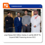 Erad branding representing the Saudi fintech's $22 million Series A funding announcement.