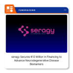 seragy company logo representing the German biotechnology company developing SeRAS biomarker technology for neurodegenerative disease research.